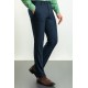 Dark Blue Color Super Slim Fit Casual Cotton Men's Trousers