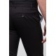 Black Color Linen Super Slim Classic Men's Trouser