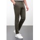 Khaki Color Linen Super Slim Classic Men's Trouser