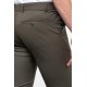 Khaki Color Linen Super Slim Classic Men's Trouser