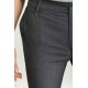 Black And Ecru Color Super Slim Fit Classic Cotton Men's Trousers