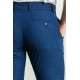 Indigo Color Relaxed Fit Casual Cotton Men's Trousers