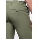 Khaki Color Drawstring Design Casual Wool Men's Trousers
