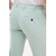 Unripe Almond Color Drawstring Design Casual Wool Men's Trousers