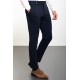 Dark Blue Color Belted Design Classic Wool Men's Trousers