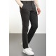 Khaki Color Tencel And Cotton Fabric Design Casual Men's Pants