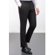 Black Color Classic Wool Men's Trousers
