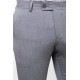 Grey Color Classic Wool Men's Trousers