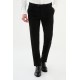 Black Color Classic Wool Men's Trousers