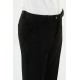 Black Color Classic Wool Men's Trousers