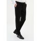 Black Color Classic Wool Men's Trousers