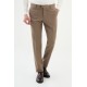 Beige Color Classic Wool Men's Trousers