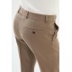 Beige Color Classic Wool Men's Trousers