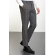Black Color Check Patterned Design Classic Wool Men's Trousers