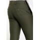 Khaki Color Classic Wool Men's Trousers