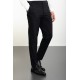 Black color Elastic Design Casual Men's Pants