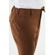 Camel Color Drawstring Design Casual Cotton Men's Pants