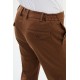 Camel Color Drawstring Design Casual Cotton Men's Pants