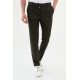 Khaki Color Drawstring Design Casual Cotton Men's Pants