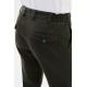 Khaki Color Drawstring Design Casual Cotton Men's Pants