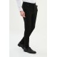 Black Color Classic Cotton Men's Trouser