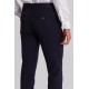 Dark Blue Color Viscose And Elastane Fabric Super Slim Classic Mens Pants