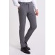 Light Grey Color Viscose And Elastane Fabric Super Slim Classic Mens Pants