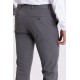 Light Grey Color Viscose And Elastane Fabric Super Slim Classic Mens Pants