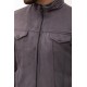 Smoked Color Suede Fabric Flap Pocket Design Casual Men's Jacket