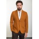 Tan Color Classic Cotton Men's Blazer