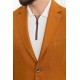 Tan Color Classic Cotton Men's Blazer