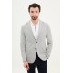 Light Grey Color Classic Wool Men's Blazer