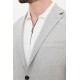 Light Grey Color Classic Wool Men's Blazer