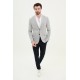 Light Grey Color Classic Wool Men's Blazer
