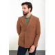 Camel Color Double Breasted Design Classic Men's Blazer