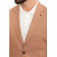 Tile Color Hanging Pocket Design Casual Cotton Blazer