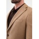 Beige Color Figured Design Classic Men's Blazer