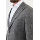 Anthracite Color Dobby Design Classic Men's Blazer