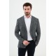 Dark Blue Color Dobby Design Classic Men's Blazer