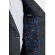 Dark Blue Color Dobby Design Classic Men's Blazer