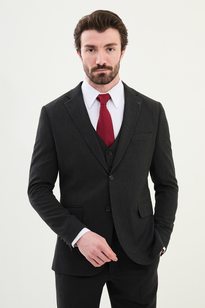 Smoked Color Classic Men's Suit