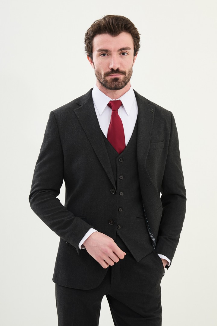 Smoked Color Classic Men's Suit