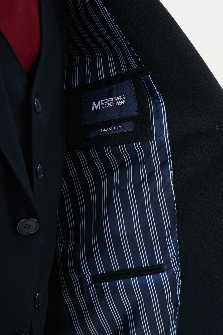 Dark Navy Blue Classic Men's Suit