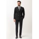 Black Color Double Breasted Design Classic Men's Suit