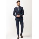 Dark Blue Color Double Breasted Design Classic Men's Suit