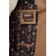 Beige Color Belted Design Casual Men's Blazer