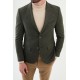 Khaki Color Wool Fabric Classic Men's Blazer
