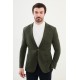 Khaki Color Hanging Pocket Design Casual Men's Blazer