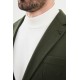 Khaki Color Hanging Pocket Design Casual Men's Blazer