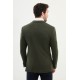 Khaki Color Hanging Pocket Design Casual Men's Blazer